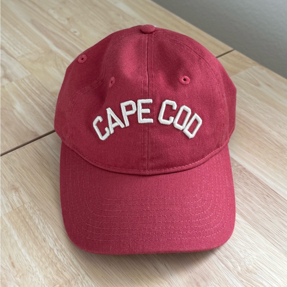Cape Cod Salmon Red and White Hat